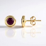 Orecchini in argento con Rodolite di Naktamunda