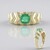 Anello in oro con Smeraldo Zambia AAA (de Melo)
