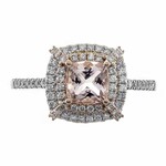 Anello in oro con Morganite AAA (CIRARI)