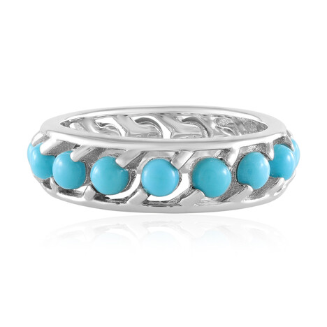 Anillo en plata con Turquesa bella durmiente
