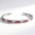 Bracciale in argento con Tormalina Rosa Brasiliana (Pallanova)
