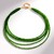 Collana in argento con Diopside Russo