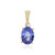9K Tanzanite Gold Pendant