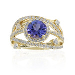 Anello in oro con Tanzanite AAA (CIRARI)