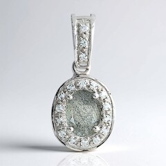 Ciondolo in argento con Labradorite