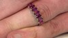 Anillo en plata con Rodolita Naktamunda