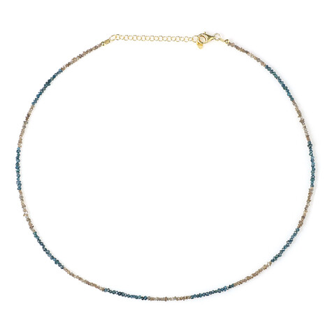 Diamant-Silberhalskette