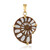 Ciondolo in argento con Ammonite (Bali Barong)