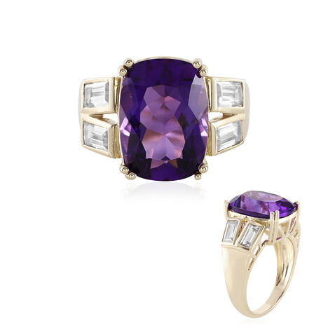 Sibirischer Amethyst-Goldring (Adela Gold)