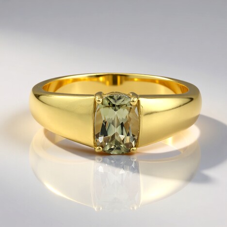 Anello in oro con Diasporo cangiante (Tenner Diniz)