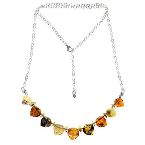 Baltic Amber Silver Necklace (dagen)