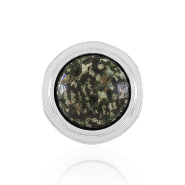 Leoparden-Opal-Silberanhänger (MONOSONO COLLECTION)