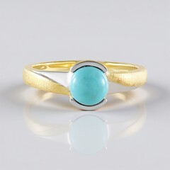 Bague en argent et Turquoise Sleeping Beauty