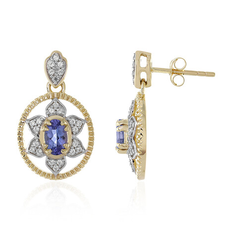 Boucles d'oreilles en or et Tanzanite (Adela Gold)
