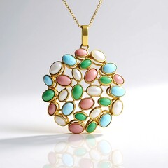 Collana in argento con Crisoprasio