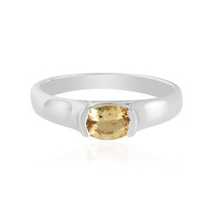 Anello in argento con Berillo Giallo