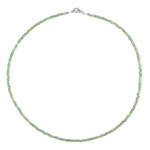 Green apatite Silver Necklace
