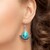 Pendientes en plata con Turquesa azul del Mohave Kingman (Jones Lee)