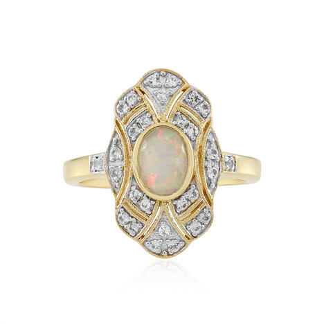 Welo-Opal-Silberring