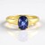 Anello in argento con Zaffiro Stellato Blu