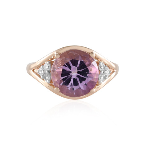 Lavendel-Amethyst-Silberring