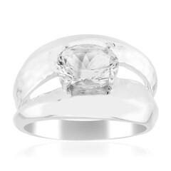 Zilveren ring met een Herkimer Kwarts