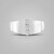 Bague en argent et Saphir blanc