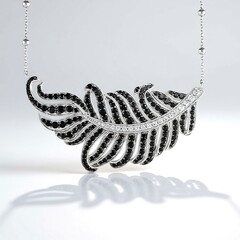 Collana in argento con Spinello Nero