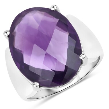 Sambia-Amethyst-Silberring