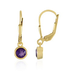 Zambian Amethyst Silver Earrings