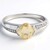Anello in argento con Quarzo Champagne