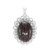Star Garnet Silver Pendant