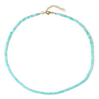 Amazonit-Silberhalskette