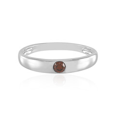 9K SI1 Red Diamond Gold Ring