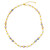 Collana in argento con Ematite Dorata