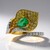 Anello in oro con Smeraldo Zambia AAA (CIRARI)