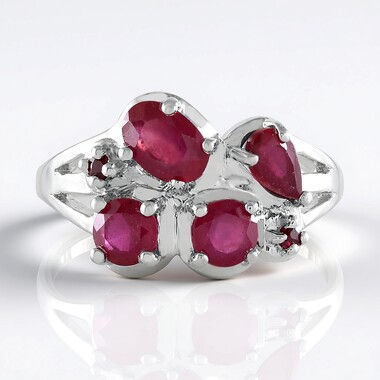 Madagascar Ruby Silver Ring