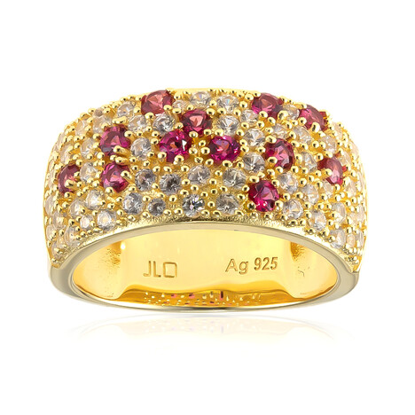 Roter Burmesischer Spinell-Silberring