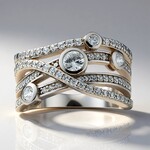 Anello in argento con Zircone