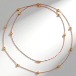 Collana in argento con Citrino Brandy (Adela Silber)