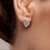 Pendientes en plata con Diamante chocolate I2