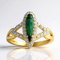 Anello in argento con Indicolite (Adela Silber)