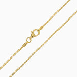 Silber-Veneziakette - 5,2 g - 45 cm - vergoldet