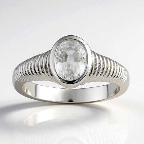 Anello in argento con Zircone (Pallanova)