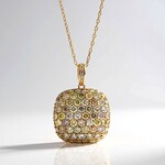 Collana in oro con Diamante Fancy SI2 (CIRARI)
