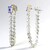 Orecchini in argento con Tanzanite (Gems en Vogue)