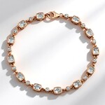 Bracciale in argento con Petalite