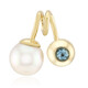 9K White South Sea Pearl Gold Pendant (Michelle Albala)