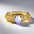 Bague en or et Opale Welo (Ornaments by de Melo)