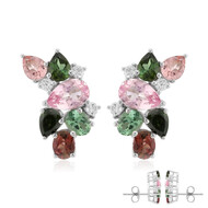 Pendientes en plata con Turmalina rosa de Brasil (de Melo Essence)